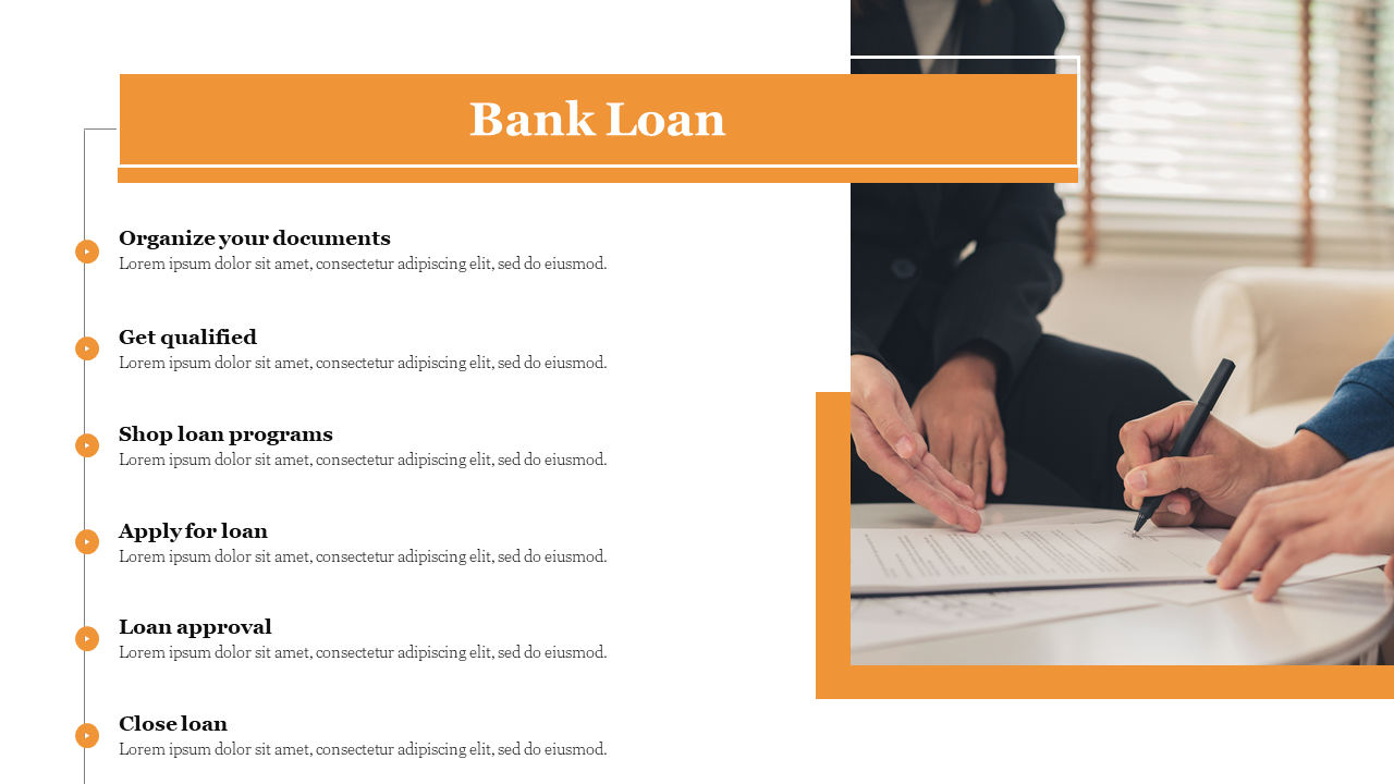 Bank Loan Presentation Template